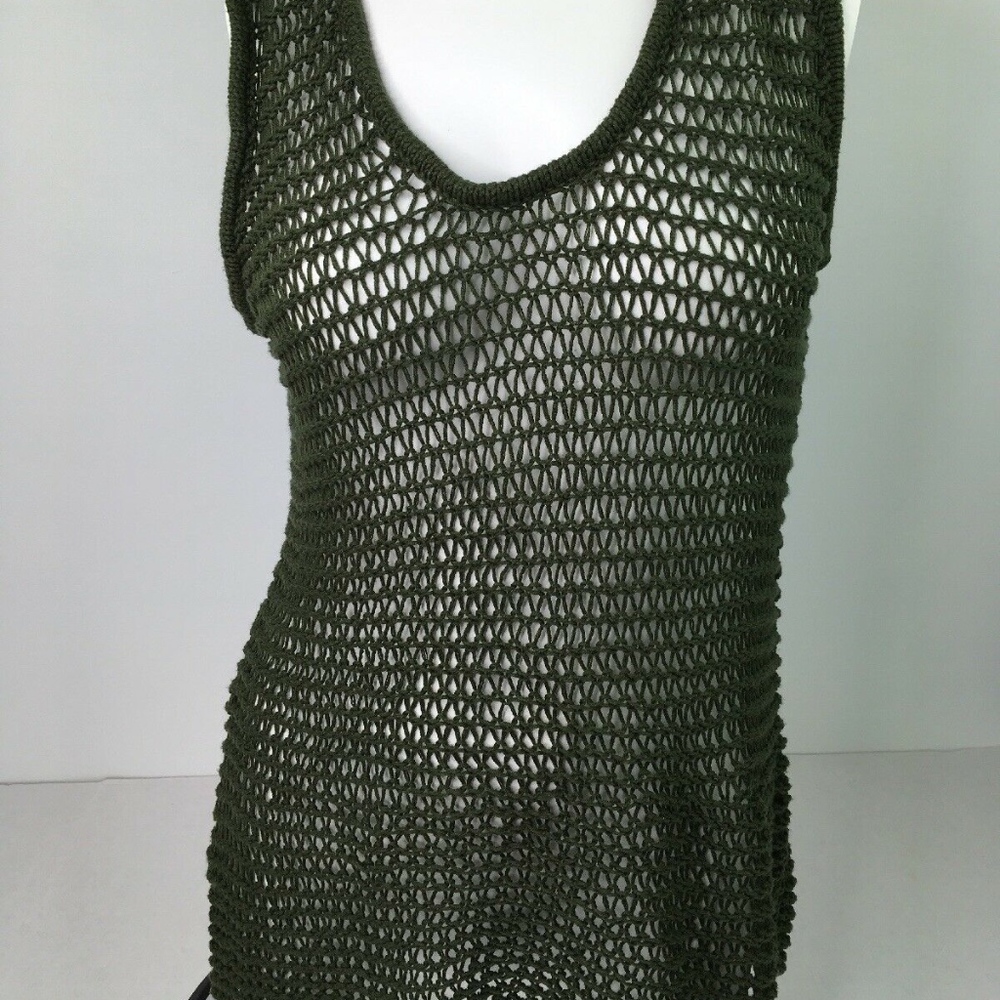 Wooden Ships Paola Buendia Loose Knit Top Green M